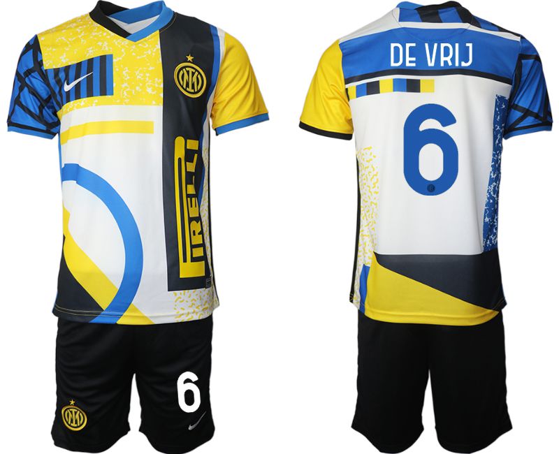 Men 2020-2021 Club Inter Milan Third away black #6 Nike Soccer Jersey